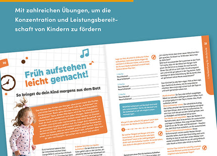 Einblick in Gestaltung und Inhalt: Wie Kinder besser lernen – Workbook für Konzentration und Lernmethoden