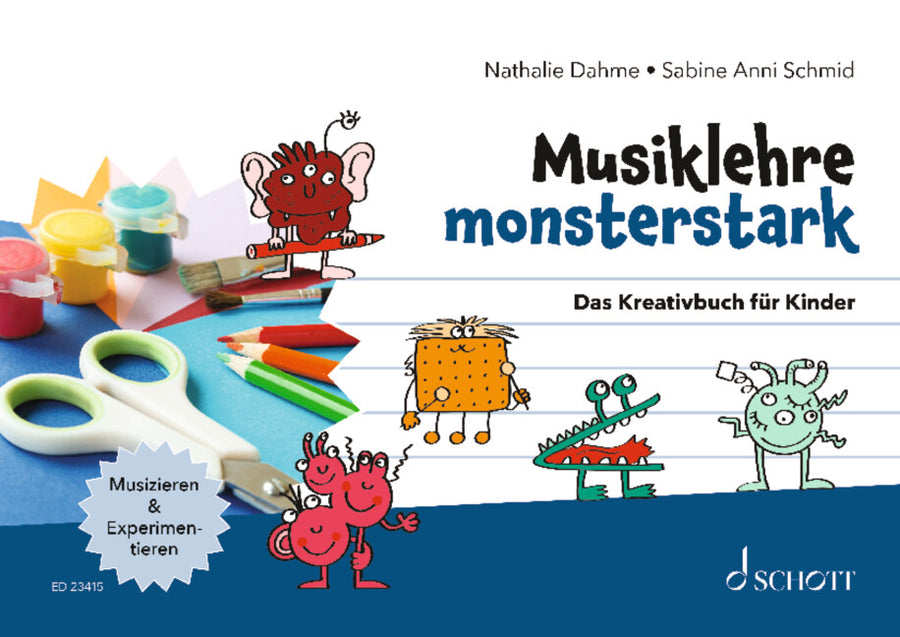 Buchcover: Schott Musiklehre monsterstark – Kreativbuch für Vorschule und Grundschule