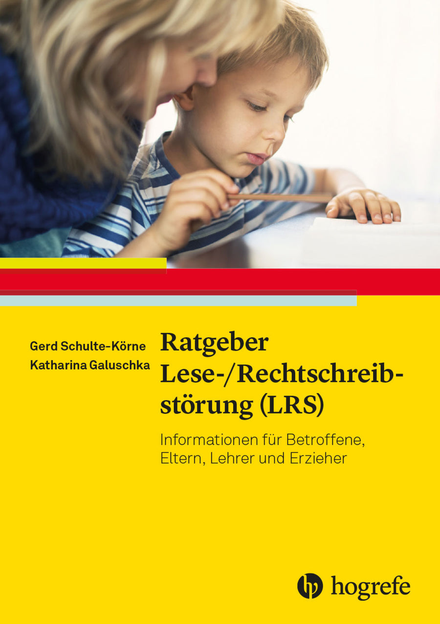 Cover: Ratgeber Lese-/Rechtschreibstörung (LRS) – Orientierung für Eltern