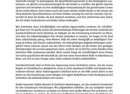 Einblick in Schulbereit mit Achtsamkeit: Wann ist ein Kind bereit für den Schulbesuch?