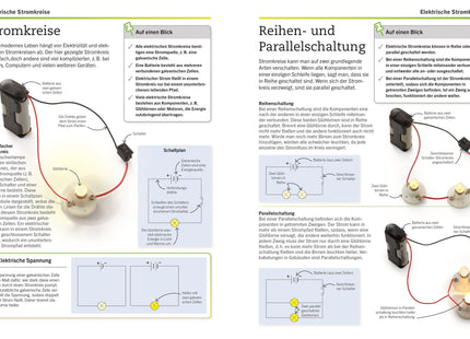 Blick ins Buch – Stromkreise sowie Reihen- und Parallelschaltung