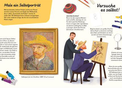 Blick ins Buch – Vincent van Gogh: Anregung für ein Selbstporträt