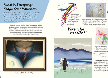 Blick ins Buch – Georgia O’Keeffe: kreative Anregungen