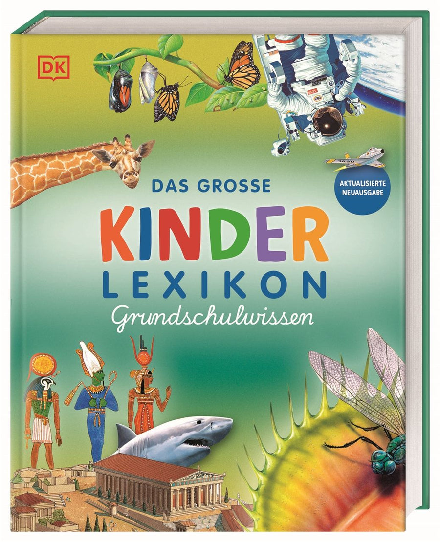 Buchcover: DK Das große Kinderlexikon Grundschulwissen – Ausgabe 2026, ab 6 Jahren