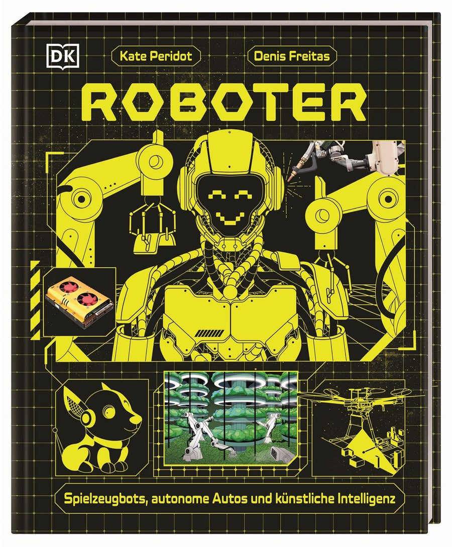 Buchcover: DK Roboter – Robotik und künstliche Intelligenz ab 8 Jahren