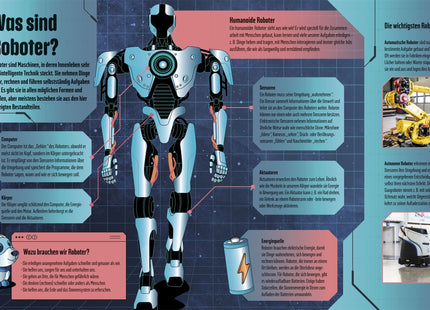 Beispielseiten: Was sind Roboter? – DK Roboter
