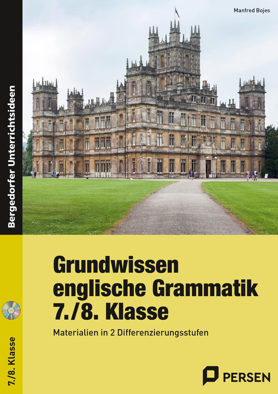 Grundwissen englische Grammatik – Klasse 7/8, mit CD – Originalcover