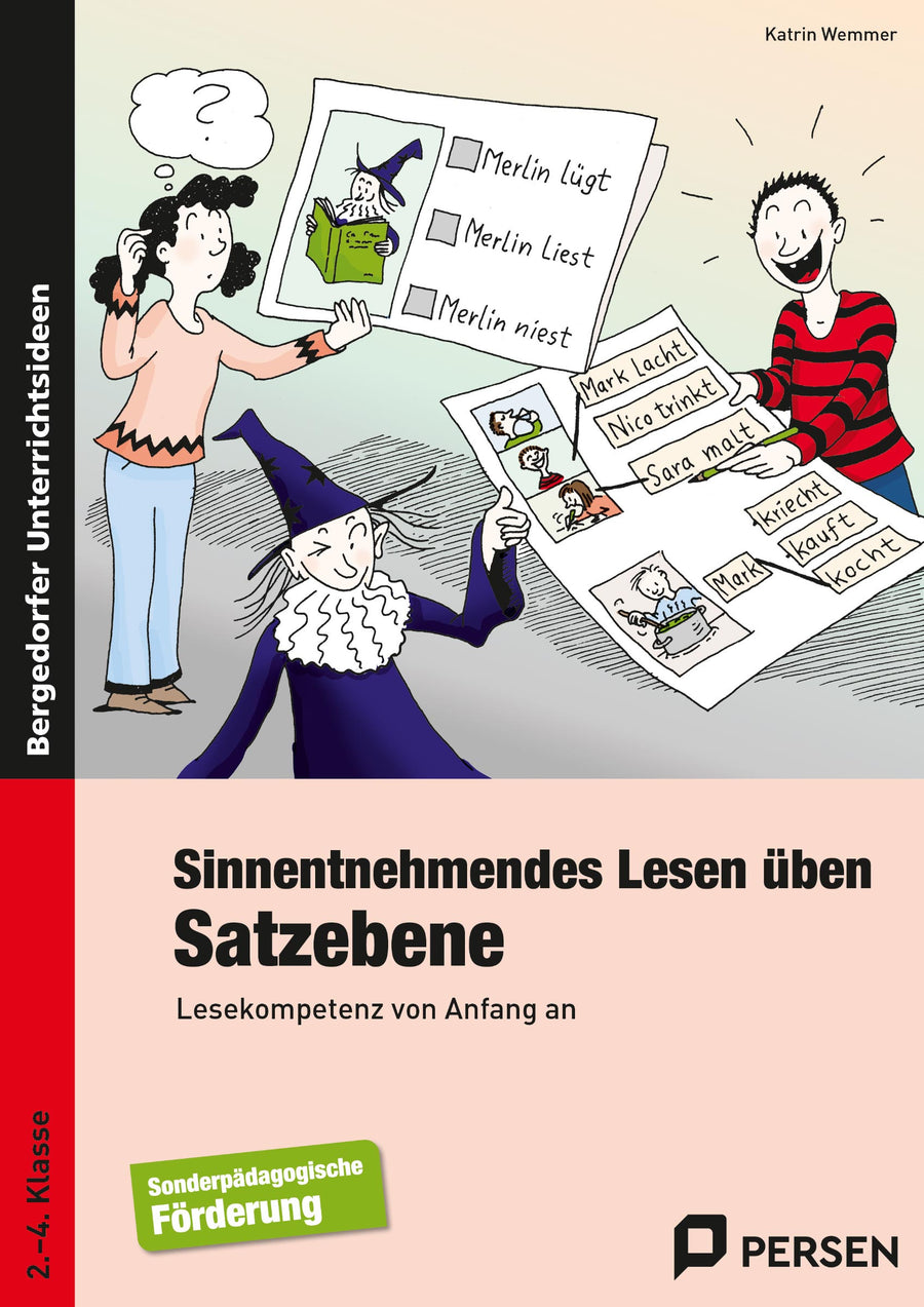 Sinnentnehmendes Lesen üben: Satzebene – Klasse 2–4 – Originalcover