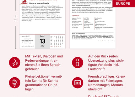 Spanisch Sprachkalender 2026