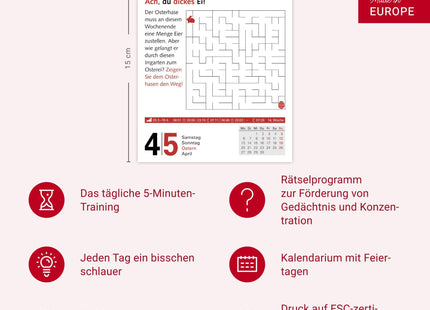 Meyers Grips-Gymnastik Tagesabreißkalender 2026