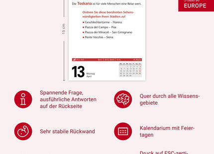 Duden Allgemeinbildung Tagesabreißkalender 2026