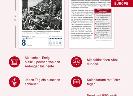 Abenteuer Geschichte Tagesabreißkalender 2026