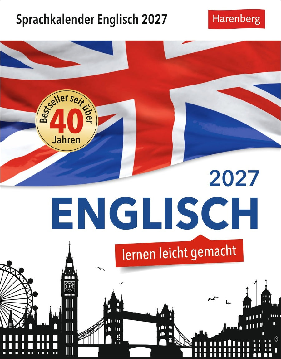 Englisch Sprachkalender 2027 – Titelbild