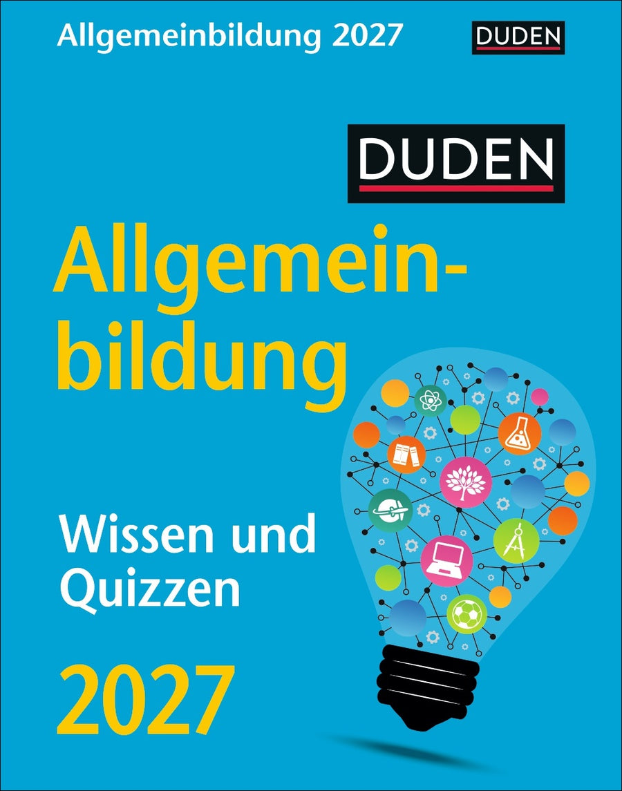 Duden Allgemeinbildung – Tagesabreißkalender 2027 – Titelbild