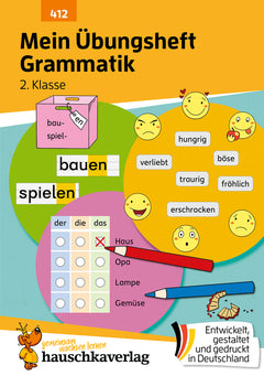 Hauschka Grammatik 2. Klasse – Mein Übungsheft mit Lösungen