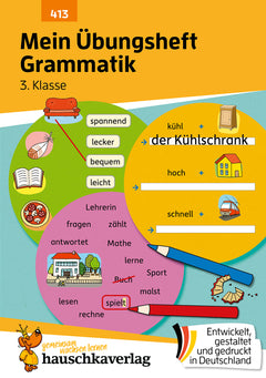 Hauschka Grammatik 3. Klasse – Mein Übungsheft mit Lösungen