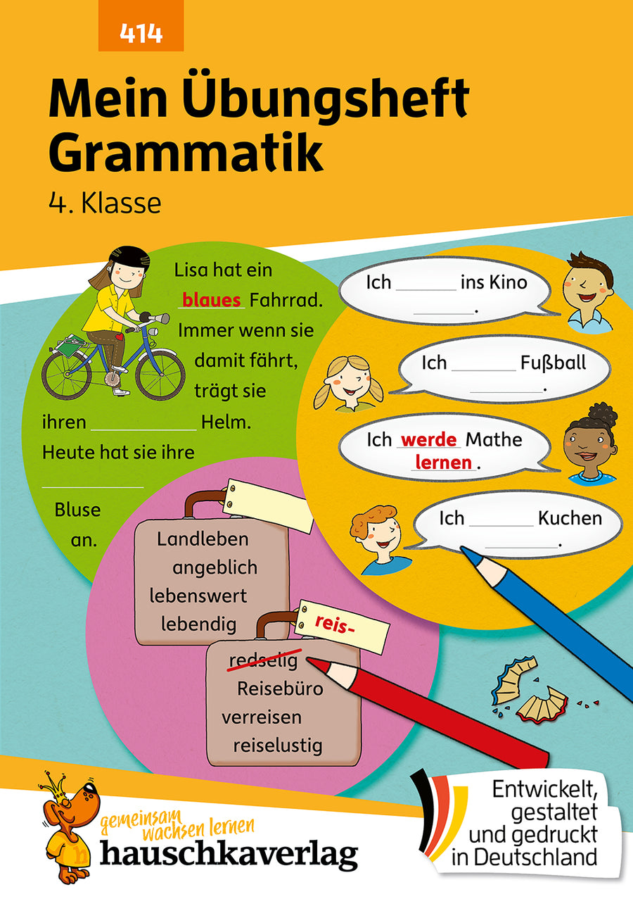 Originalcover – Hauschka Mein Übungsheft Grammatik 4. Klasse