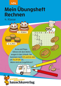 Hauschka Rechnen 4. Klasse – Mein Übungsheft mit Lösungen