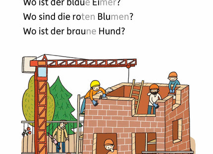 Blick ins Heft – Fragen lesen und passende Bilddetails erkennen