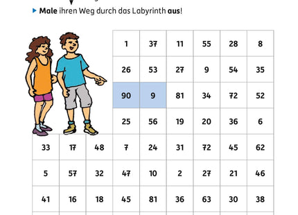 Hauschka Mathe-Abenteuer im Mittelalter – Rechnen 3. Klasse – Beispielseite: Rechenrätsel in der Geschichte