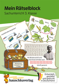 Hauschka Mein Rätselblock Sachunterricht 3. Klasse – mit Lösungen