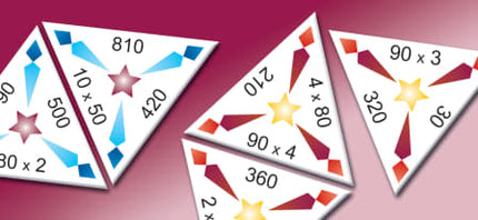 SCHUBITRIX Mathematik – Zehnereinmaleins bis 900 – Weitere Aufgaben auf den Dreieckskarten