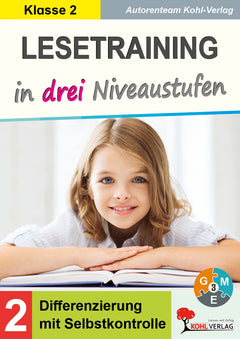 Lesetraining in drei Niveaustufen – Klasse 2 | Kohl-Verlag