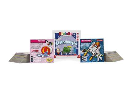 BrainBox – Erfindungen – Beispielkarten zu Penicillin und Raumfahrt