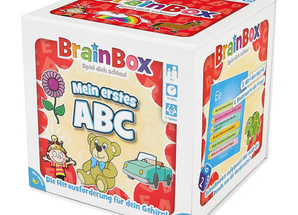 BrainBox – Mein erstes ABC – Originalverpackung des Buchstaben-Gedächtnisspiels