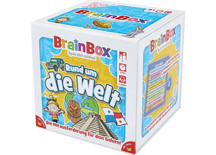 BrainBox Rund um die Welt – Spielschachtel der deutschsprachigen Ausgabe