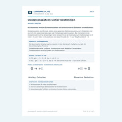 Oxidationszahlen sicher bestimmen – kostenloses Chemie-Arbeitsblatt mit Lösungen (PDF)