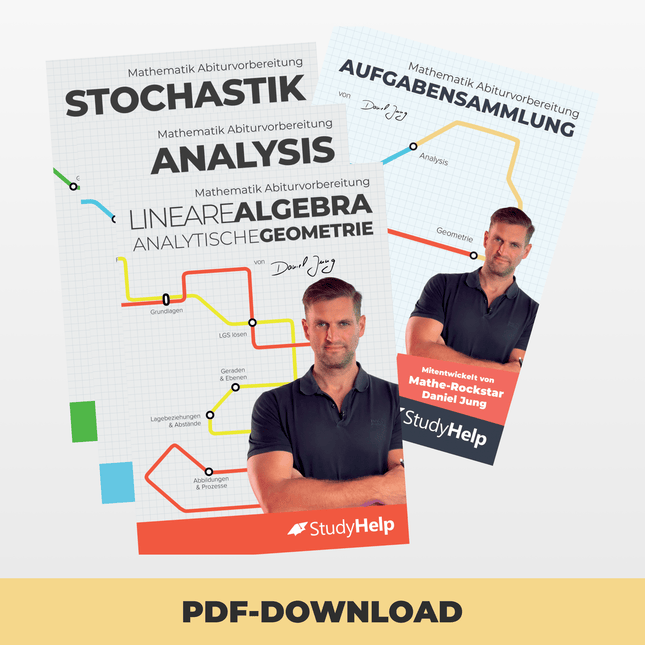 Mathe Abitur Lernhefte Set + Aufgabensammlung