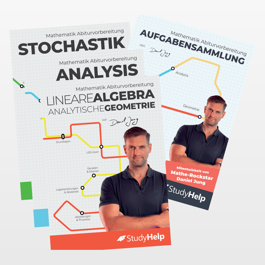 Mathe Abitur Lernhefte Set + Aufgabensammlung