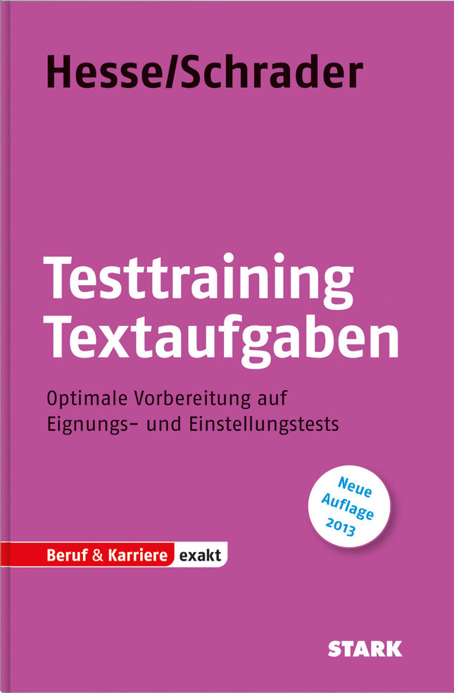 STARK Hesse/Schrader: EXAKT - Testtraining Textaufgaben