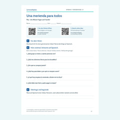 Spanisch Hörverstehen A1: Una merienda para todos – Plus