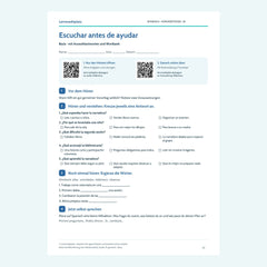 Spanisch Hörverstehen B1: Escuchar antes de ayudar – Basis