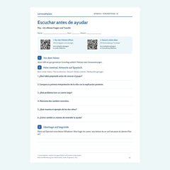 Spanisch Hörverstehen B1: Escuchar antes de ayudar – Plus
