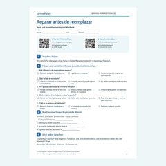 Spanisch Hörverstehen B2: Reparar antes de reemplazar – Basis
