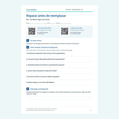 Spanisch Hörverstehen B2: Reparar antes de reemplazar – Plus