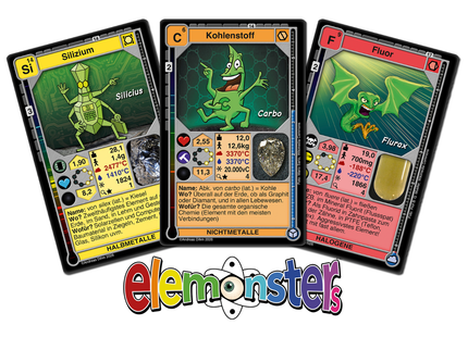 Elemonsters Explore - Chemie-Kartenspiel mit App