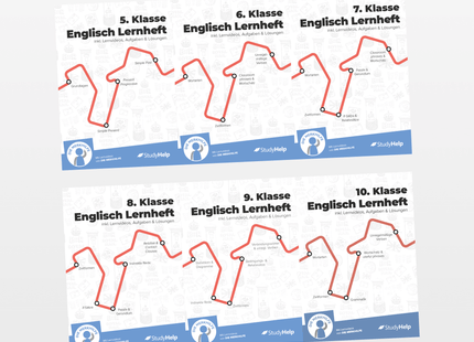 Englisch Lernhefte Set für die SEK 1