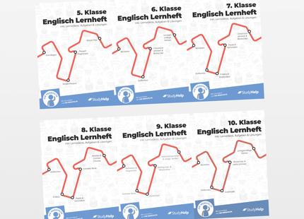 Englisch Lernhefte Set für die SEK 1