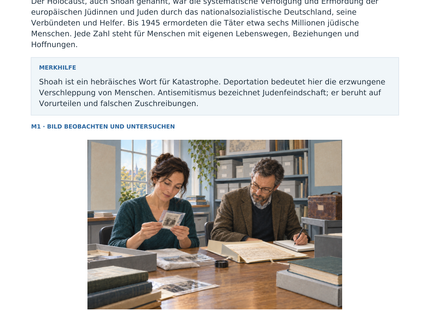 Vorschau: Holocaust und Shoah – Geschichte-Arbeitsblatt für Klasse 8–9 von Lernmarktplatz