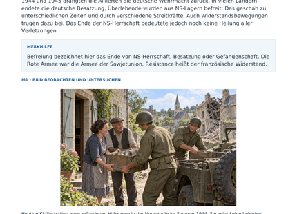 Vorschau: Befreiung Europas 1944–1945 – Geschichte-Arbeitsblatt für Klasse 8–9 von Lernmarktplatz