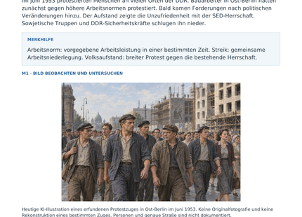 Vorschau Geschichte-Arbeitsblatt 131 mit Lösungen