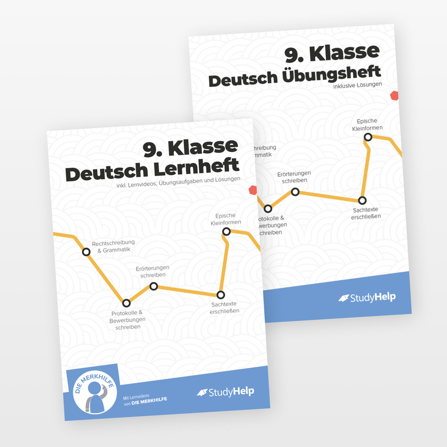 Deutsch Lernhefte Set 9. Klasse