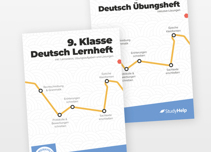 Deutsch Lernhefte Set 9. Klasse
