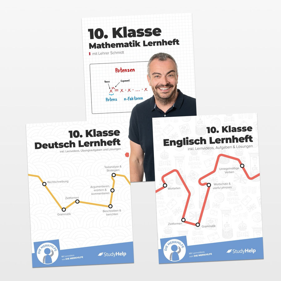 Hauptfächer Set für die 10. Klasse
