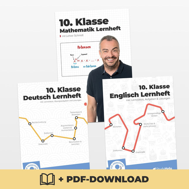 Hauptfächer Set für die 10. Klasse