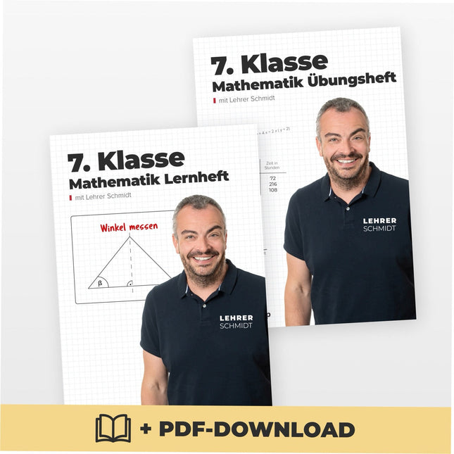 Mathematik Set 7. Klasse by Lehrer Schmidt